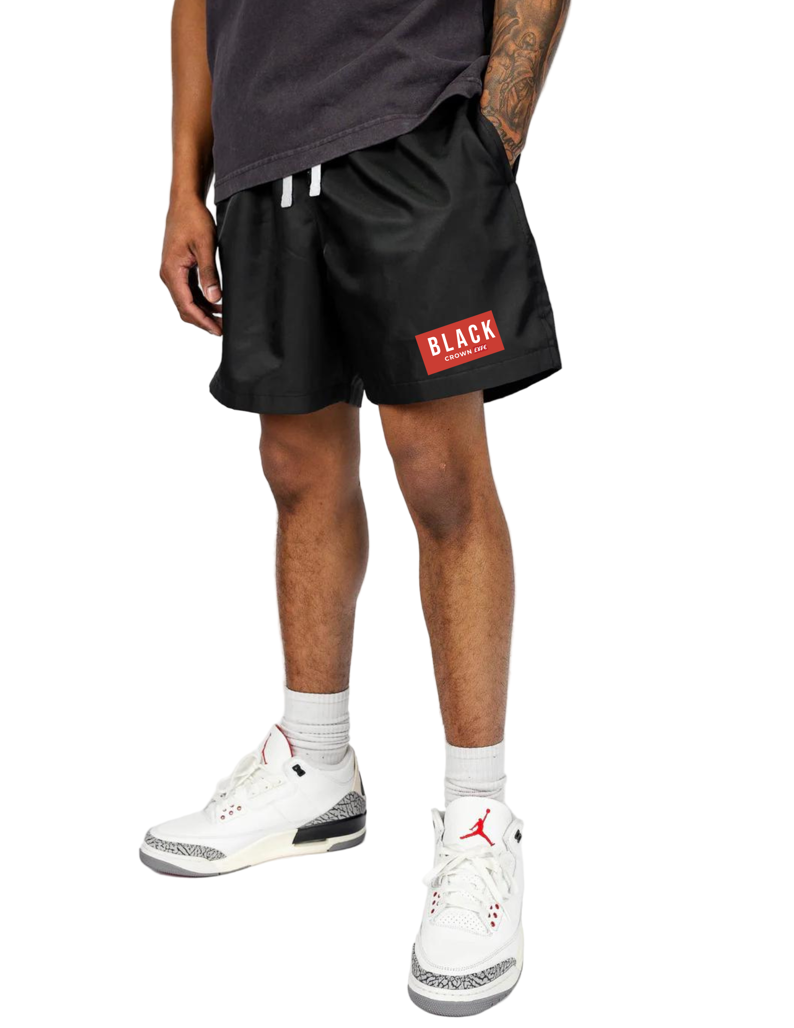 Black Crown LYFE (LUX) Flex Shorts